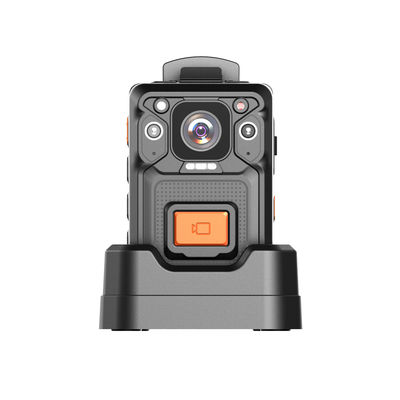 Tragbare Mini Police Worn Camera ABS CMOS H.265 1080P AES256