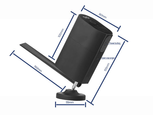Netz-Kamera 4W 1080P 20fps PIR 4G Wifi Überwachungskamera-PTZ POE mit Sonnenkollektoren