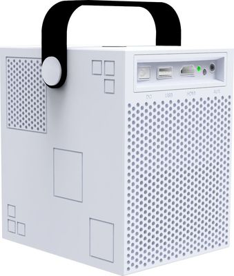Mali400 MP2 50000H LED Mini Portable Projector Bluetooth 4,0 FCC