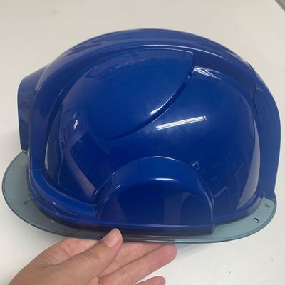 Blaue Sicherheits-intelligenter Sturzhelm mit eingebaute Zahn-multi Wechselsprechanlagen-zentraler Überwachungsplattform GPSs Kamera 4G WIFI blaue