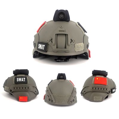 2.4GHz-GPS-Helmkamera Live-Streaming 3600mAh für Truppen