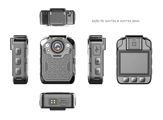 Signalton-Alarm der CMOS-Sensor-Polizeieinrichtungs-Kamera-2500mAh SONY323