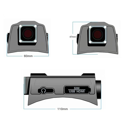 4G Wifi GPS BT4.0 taktische Sturzhelm-Videokamera der Sturzhelm-Kamera-4000mAh
