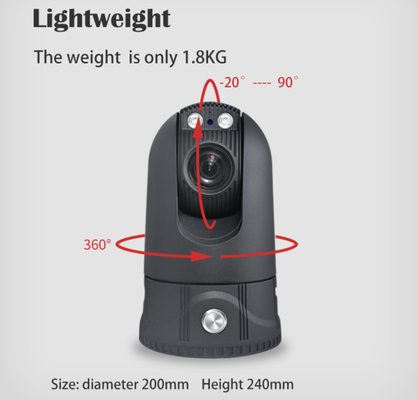 Kamera HD-Sicherheits-4G PTZ 360 Grad-Rotations-automatische Synchronisierung