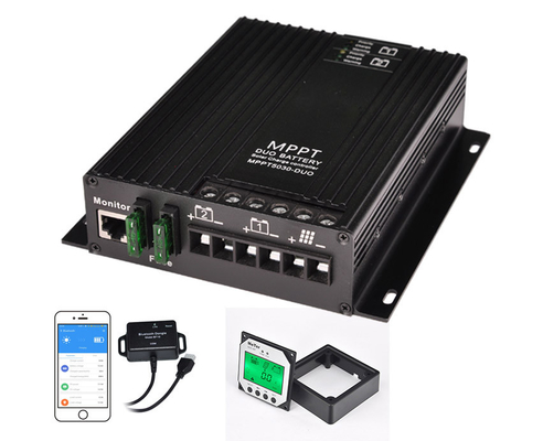 Vorwurfs-Prüfer-For RVs 12V 24V 30A Doppelkörperverletzungs-MPPT Solarwohnwagen-Boot