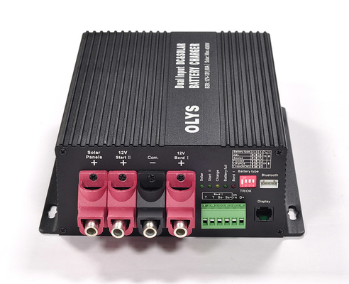 Intelligenter dualer Eingang Vorwurfs-Solarprüfer DCs automatischer Solardes ladegerät-12V MPPT