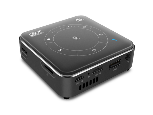 Lumen Mini Portable Projector DLPs 55 20000 Stunden Lebenszeit-manuelle Fokus-