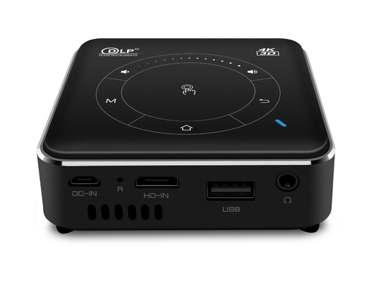 Lumen Mini Portable Projector DLPs 55 20000 Stunden Lebenszeit-manuelle Fokus-