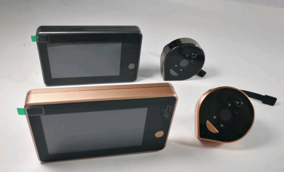Guckloch WIFI-Videotürklingel batteriebetrieben mit 4,3-Zoll hoher Definition LCD