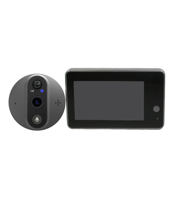 Wifi-Guckloch-Videotürklingel-geringe Energie mit 4,3-Zoll hoher Definition LCD
