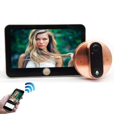 Batterie IR Guckloch 1080P WIFI-SCHNITT Videotürklingel-5000mAH automatischen Schalter