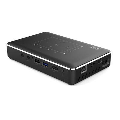 DLP 150 Lumen-Mini Portable Projector Android 9,0 OS-Lebenszeit-manueller Fokus