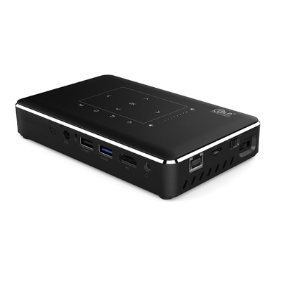 DLP 150 Lumen-Mini Portable Projector Android 9,0 OS-Lebenszeit-manueller Fokus