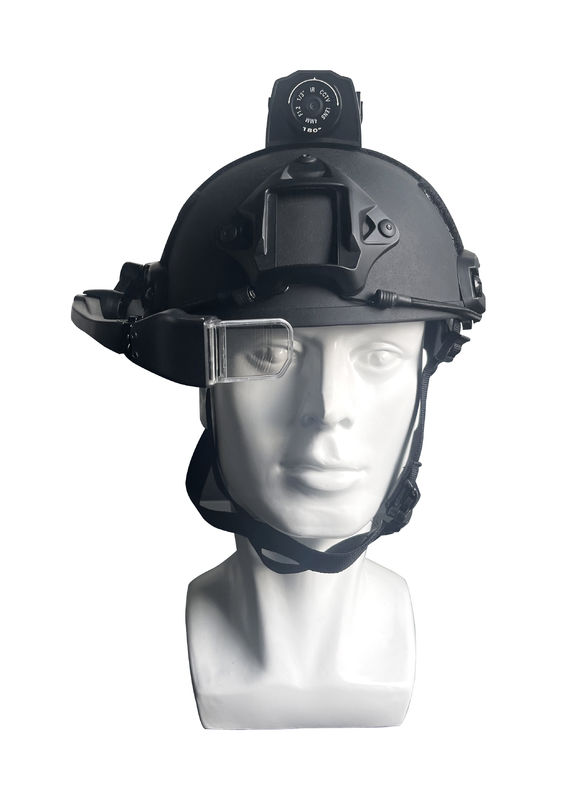 4G Sicherheit Taktischer Helm Dual-Objektiv Kamera 1080P Live-Streaming