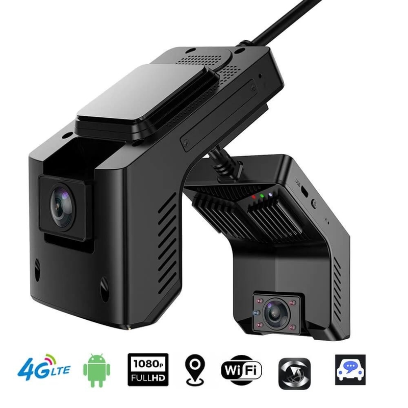 170° Wide View 4G-Dashkamera mit G-Sensor-Parkplatzmonitor und WLAN-Technologie