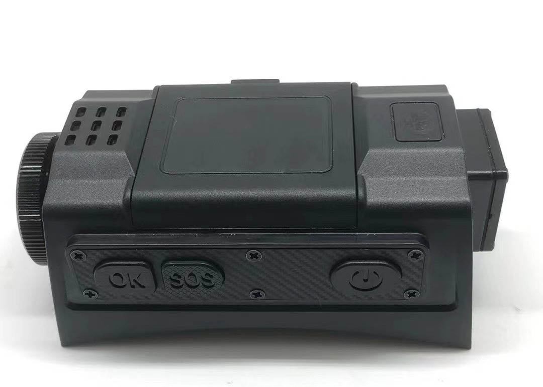Nachtsicht Sicherheitshelm Kamera 1080P MP4-Format mit Laser und 10M Nachtsichtdistanz