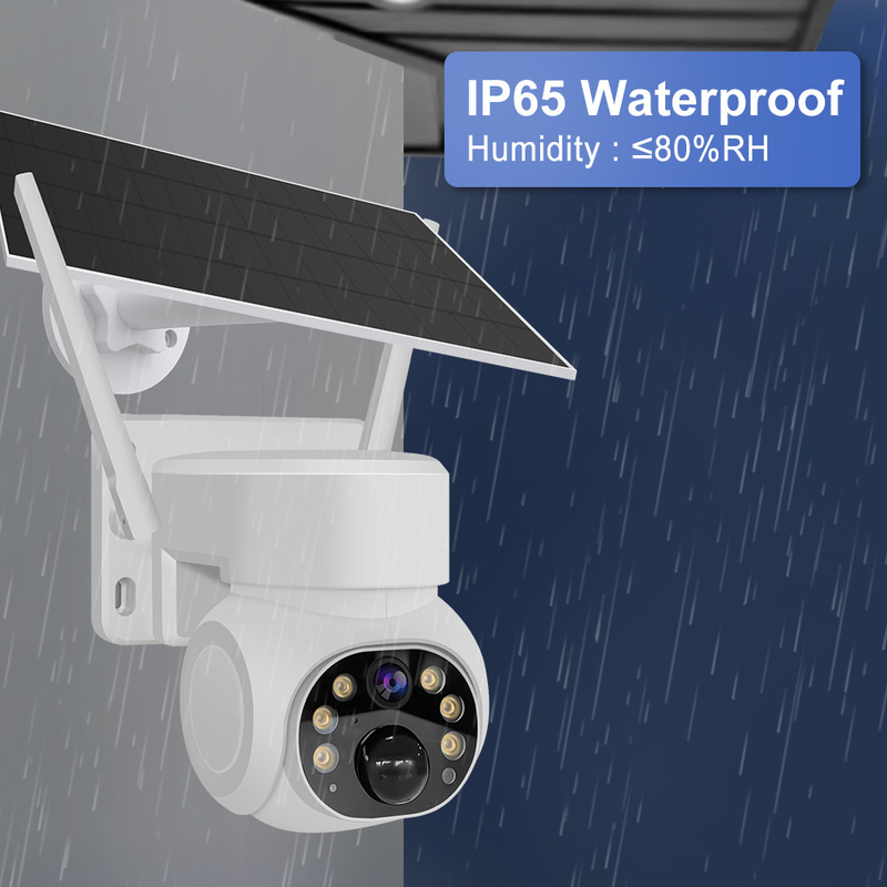 IR Night Vision 4G Wi-Fi-Sicherheitskamera mit Speicherunterstützung bis zu 128 GB TF-Karte und Cloud-Speicher