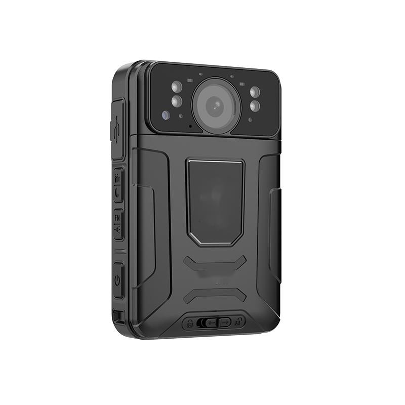 4G LTE WiFi GPS 64 Bit Quad Core Body-Worn-Kamera mit Rücklicht Alarmlicht und 64G-Speicherkarte