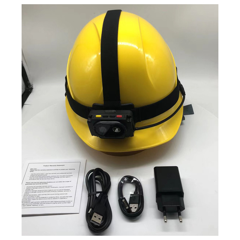 4G Live Video Smart Safety Helmet Kamera Wasserdicht IP67 BT4.2 256kbps-8Mbps Videoaufnahme