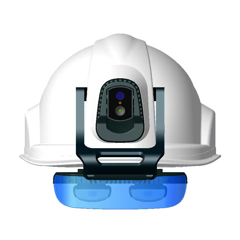 Augmented Reality AR Helmet KI PS Live Video Geo-Fencing EIS Drahtlose Übertragung Baustelle