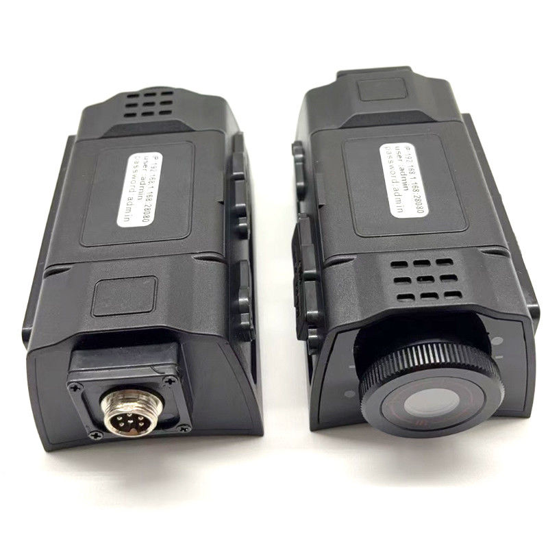 Tragbare RS232 RJ45 taktische 4G WiFi Ethernet GPS Videowiedergabekamera