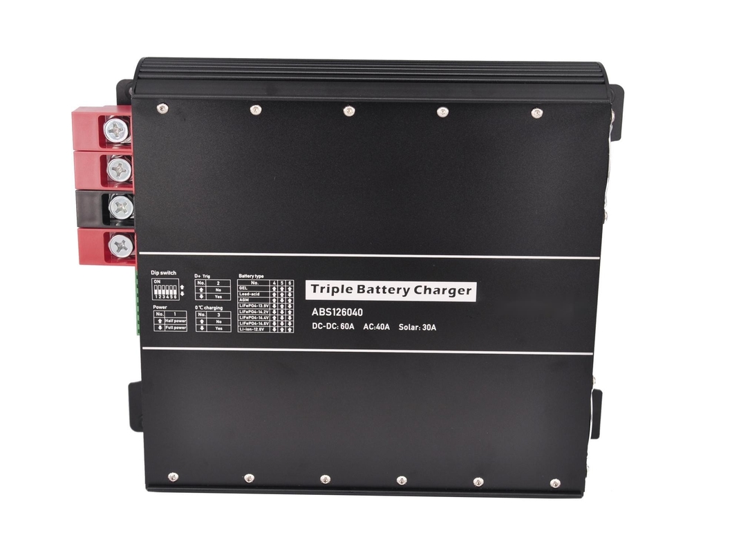 12V Gleichspannungsmodus Solarbatterielader mit 250W MPPT-Ladung und leistungsstarker Ladelösung