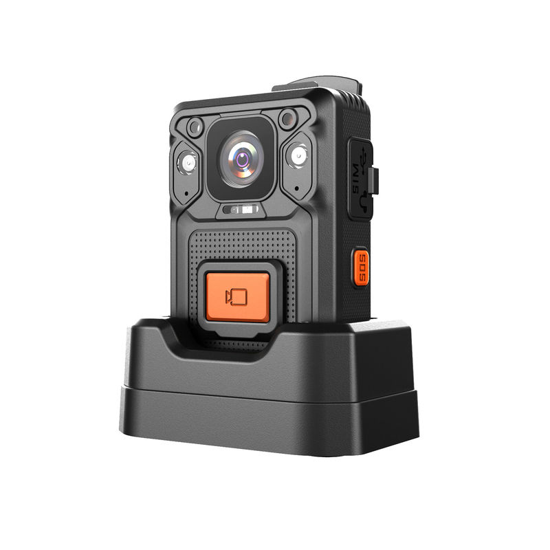 5-Million-Pixel-Kamera, tragbare Bodycam mit 1,5-W-LED-Spot- und Flutlichtern