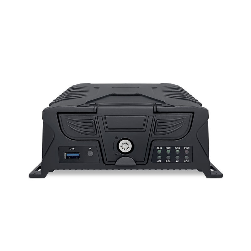 4G Mobiler DVR 4-Kanal Mobiler Videorekorder mit stabiler Leistung und integriertem Farad-Kondensator zum Schutz von Videos bei Stromausfall