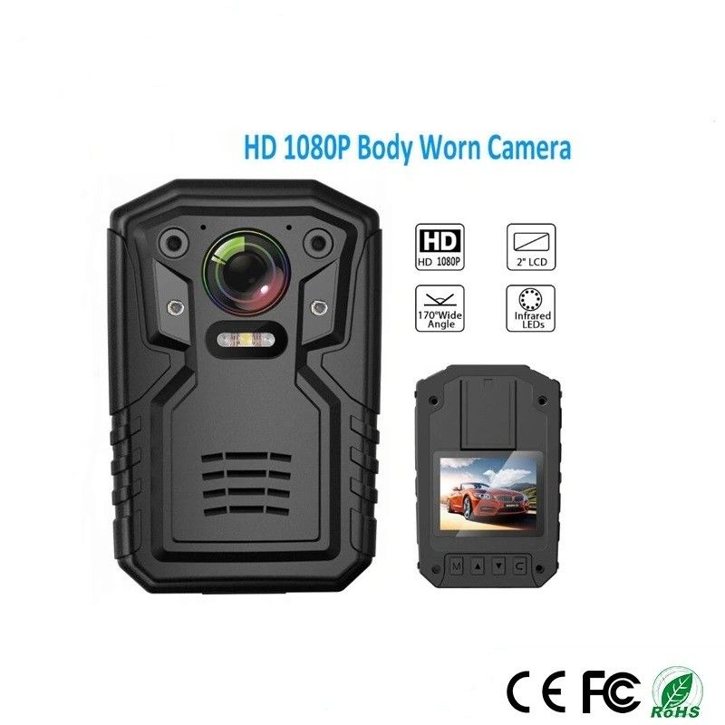 Infrarotnachtsicht tragbares Bodycam 32GB Ambarella A12 Chip Body Worn Camera GPS