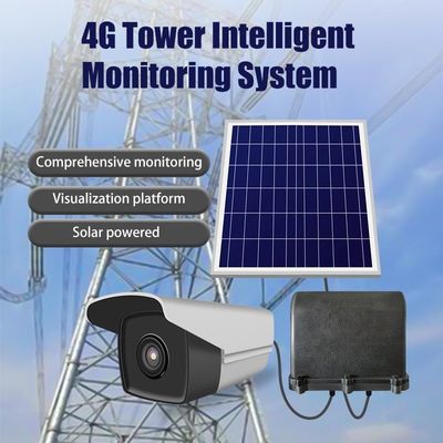 Gitter-Turm-intelligentes Überwachungskamera-Solarsystem 4G LTE 18000 Milliamperestunde langes Leben Funktion