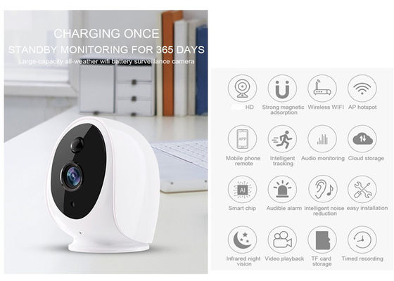 Überwachungskamera 3400mA Hi3518E Soc PIR Sensor 3IR LED Wifi