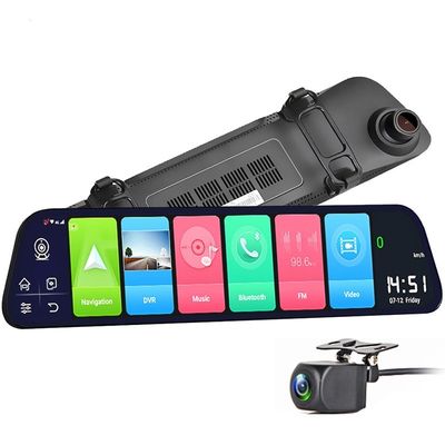 Android8.1 Kamerarecorder 800mah des Auto-DVR 1080P GPS der Navigations-ADAS