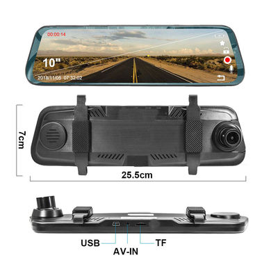 10 Zoll-Note, die Rückspiegel-Auto-Schlag-Kamera 1080P strömt